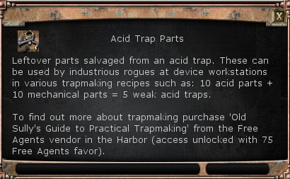 Item:Acid Trap Parts - DDO wiki