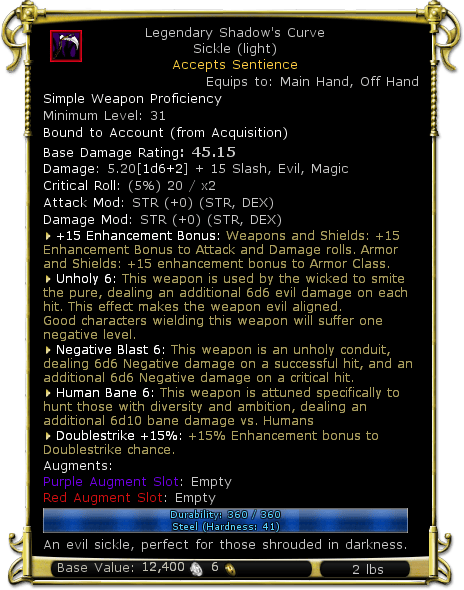 Legendary Curve Item:Legendary Shadow's Curve - DDO wiki