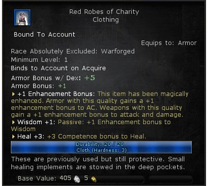 Item:Red Robes of Charity - DDO wiki
