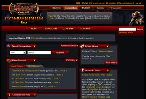 DDO Compendium - DDO wiki