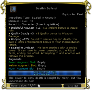 Category:Threats Old and New loot - DDO wiki