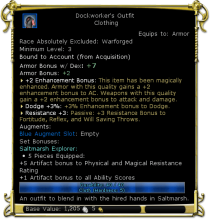 Item:Dockworker's Outfit - DDO wiki