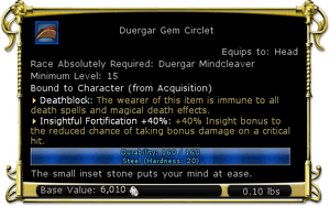 Update 80 named items - DDO wiki