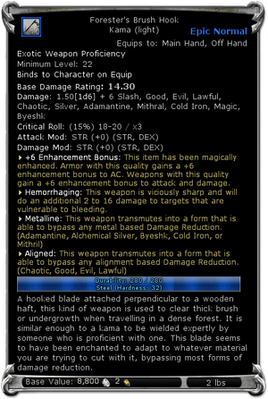 Update 15 named items - DDO wiki