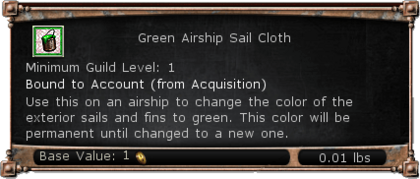 Item:Airship Sail Cloth - DDO wiki