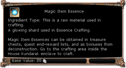Item:Magic Item Essence - DDO wiki
