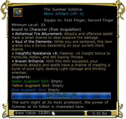 Item:The Summer Solstice - DDO wiki