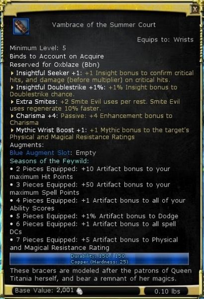 File:Vambrace of the Summer Court.jpg - DDO wiki
